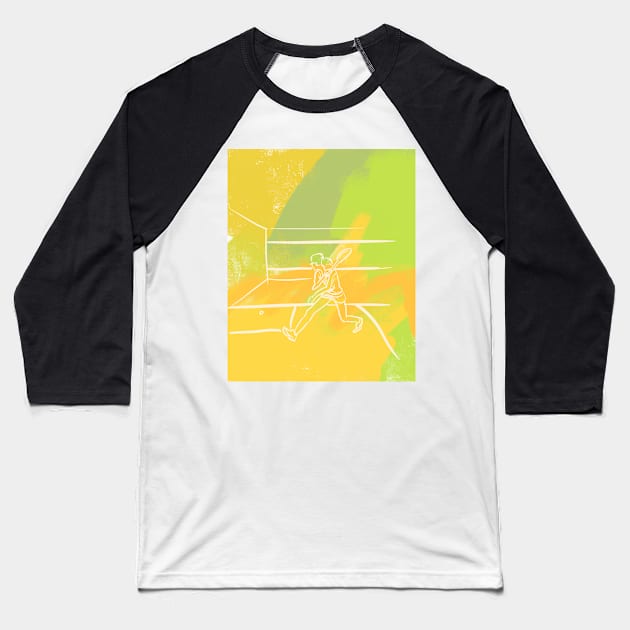squash Baseball T-Shirt by stephenignacio